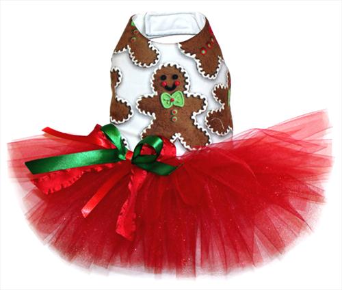 gingerbread tutu dress